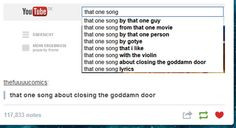 The god dammed door. PANIC! AT THE DISCO