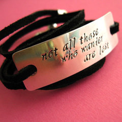 Bracelets with sayings on them