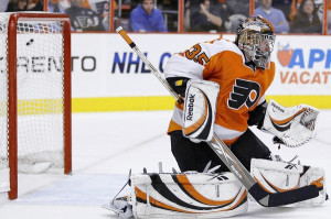 Rookie Netminder Leads the Way for First Place Flyers