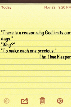 from the time keeper by mitch albom # my all time fave author