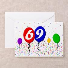 69th Birthday Greeting Card for