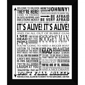 Horror movie quotes. #Hitchcock #Psycho #Jaws #Frankenstein #Dracula # ...