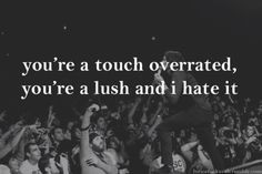 taking back sunday you're so last summer...go ahead and look up the ...