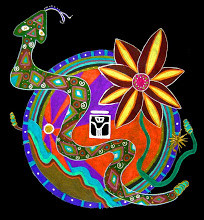 The Rattlesnake gift mandala A gift to the friendly folks of Spenses ...