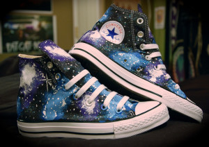 Custom Made Galaxy Converse