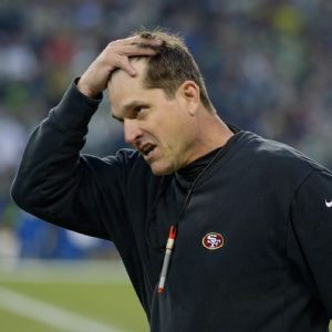 Jim Harbaugh comfortable in chaos