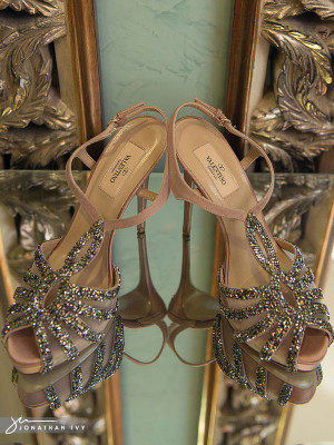 Valentino Wedding Shoes by Jonathan Ivy Photography