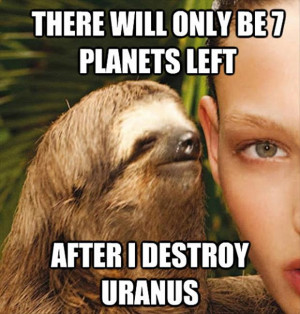 Creepy Sloth Meme Center Funny Picture