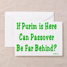 purim passover Greeting Card for