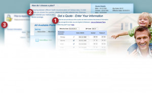 quote online 1 enter basic info 2 compare 3 apply online get a quote ...