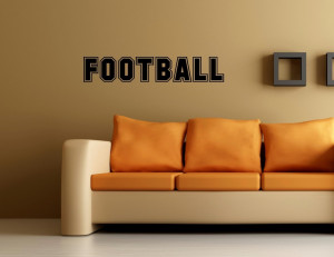 Vinyl Wall Lettering Decal Words Sports Quote Football Shoot for Your ...