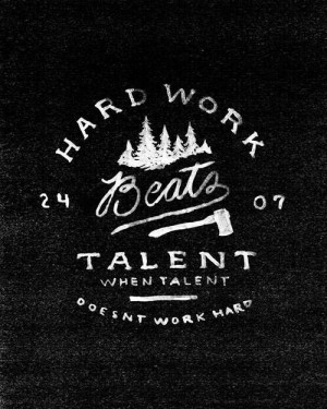 Hard work beats Talent