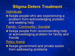 Slide 17. Stigma Deters Treatment