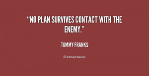 No plan survives contact with the enemy.”
