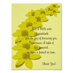 Thank You Gift - Poster Verse