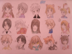 First Fruits Basket Drawing...