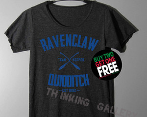Ravenclaw Quidditch Shirt Harry Potter Shirt TShirt T Shirt Tee Shirts ...