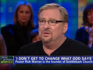 WATCH: Pastor Rick Warren's Orwellian 'Doublespeak' on Marriage ...