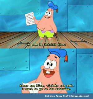 patrick spongebob Nickelodeon poem scene tv funny pics pictures pic ...