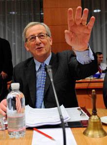 The Eurogroup Council Jean Claude Juncker
