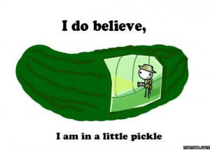 am in a little pickle