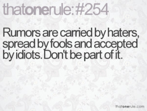 that one rule quotes