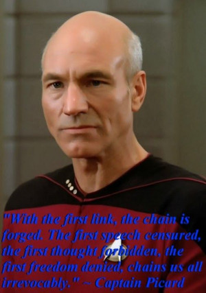 Captain Picard quote - Star Trek