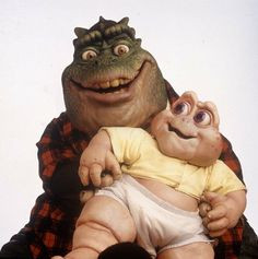 Dino and Baby Sinclair...