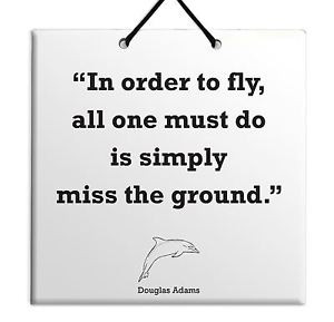 Douglas-Adams-Quote-Ceramic-Wall-Hanging-Plaque-TILE-Home-Decor-Gift ...