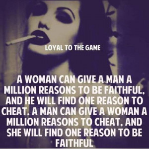 Men are cheating bastards...nuff said