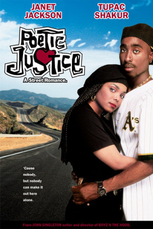 poetic justice 1993 cast janet jackson as justice tupac shakur as ...