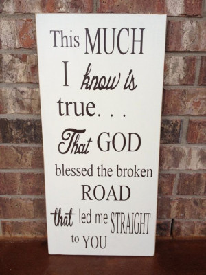Large God Blessed The Broken Road That Led Me by FussyMussyDesigns, $ ...