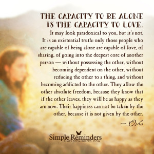 Capacity to love by Osho with article by Liping Feng, Ph.D.