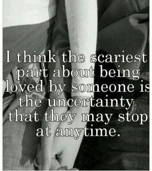 Love is scary...