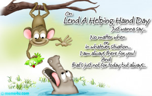 Lend Out A Helping Hand Day