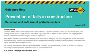 New Ladder Safety Guidelines