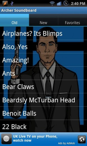 Archer Show Quotes Archer soundboard for android