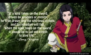 Deep Anime Quotes Kingdom: top 10 quotes