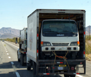 9083+truck+carrying+truck,+pulling+truck+carrying+truck,+I-10,+east+of ...