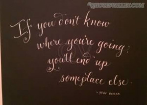 If You Don’t Know Where You’re Going