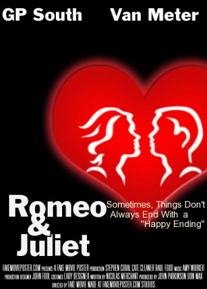 Romeo and Juliet Heart Poster