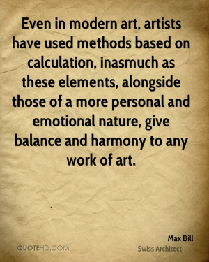 ... and emotional nature, give balance and harmony to any work of art