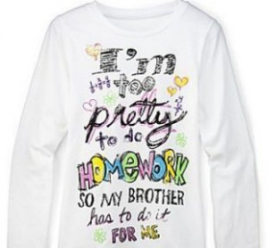This T-shirt, marketed to girls, was pulled from J.C. Penney's website ...