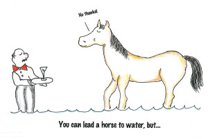 These old sayings could use some freshening up! Here are some cartoons ...