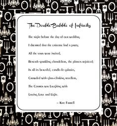 The Double Bubble of Infinity, by Kate Farrell More