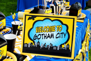 ... Batman Party - Gotham City - Batman Birthday Party - INSTANT Download