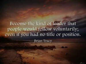 Become a leader
