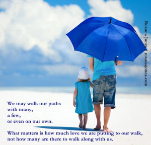 ... : Walk In Love Quote With Beautiful Capture Of The Blue Umbrella Girl