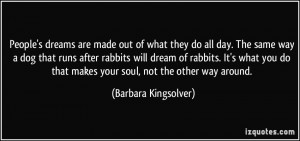 More Barbara Kingsolver Quotes