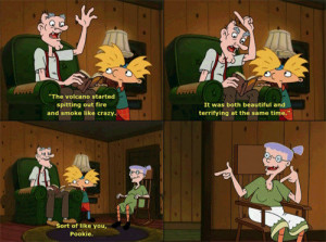 Hey Arnold Grandpa-Grandma Moment. Saw this and I nostalgia'd, they ...